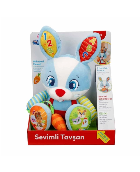 Baby Clementoni İnteraktif Sevimli Tavşan 64544 - Resim 4