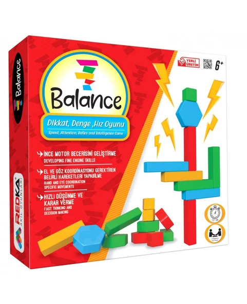 REDKA BALANCE DİKKAT DENGE VE HIZ OYUNU ürün görseli 1