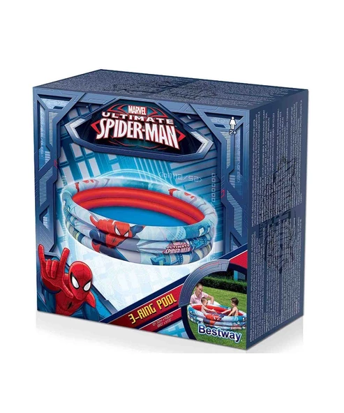 Bestway Spiderman Çocuk Havuzu 3 Bölmeli 122x30 cm 98018 ürün görseli 1