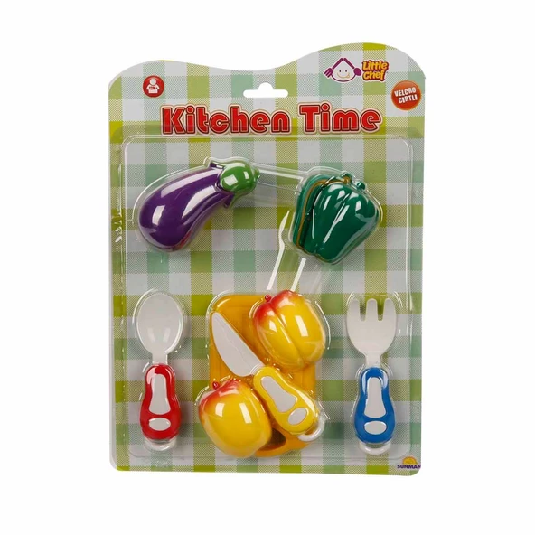 Little Chef Kesme Tahtalı Sebze ve Meyve Seti 37119 Biber ürün görseli 1
