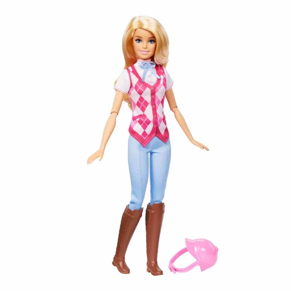 Barbie Malibu Binici Bebek HXJ38 ürün görseli 1