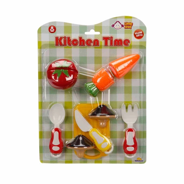 Little Chef Kesme Tahtalı Sebze ve Meyve Seti 37119 Havuç ürün görseli 1