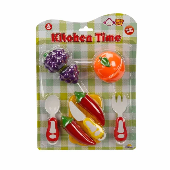 Little Chef Kesme Tahtalı Sebze ve Meyve Seti 37119 Portakal ürün görseli 1
