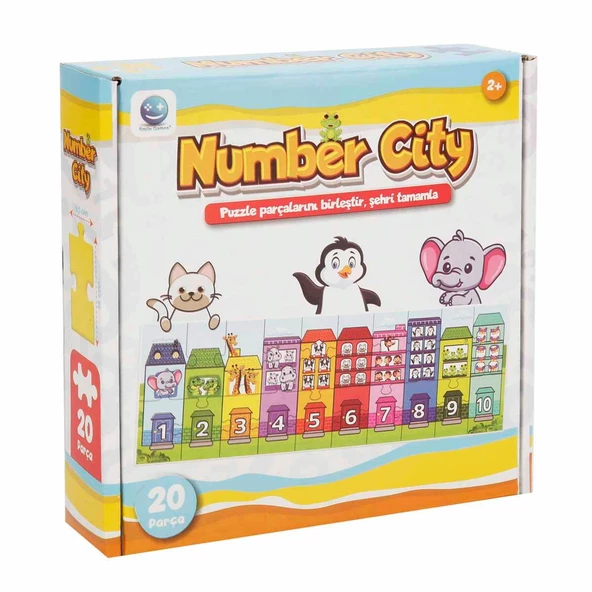 Smile Games 20 Parça Puzzle: Sevimli Hayvanlar ve Evleri ürün görseli 1
