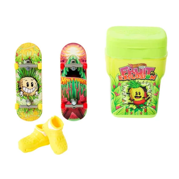 Hot Wheels Skate 2'li Parmak Kaykay ve Kutu Seti HTP10 HVK76 Fruit Explosion ürün görseli 1