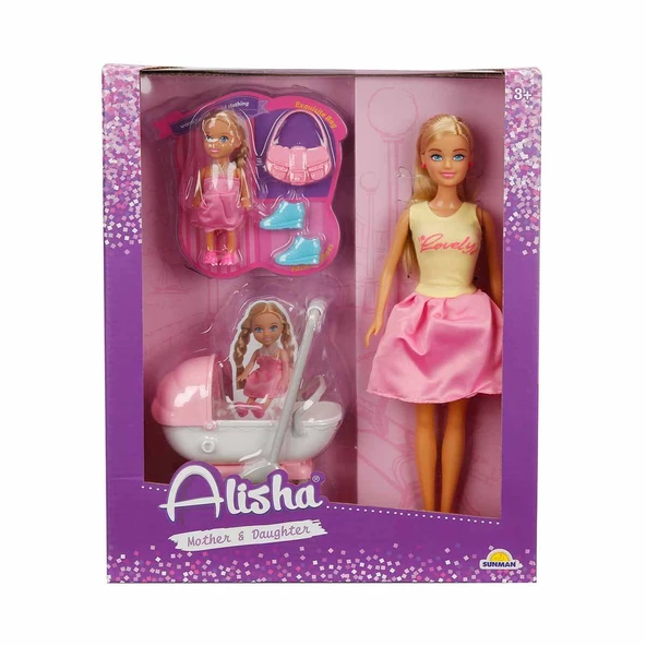 Alisha Mother ve Daughter Mutlu Gezinti 33869 Elbiseli ürün görseli 1