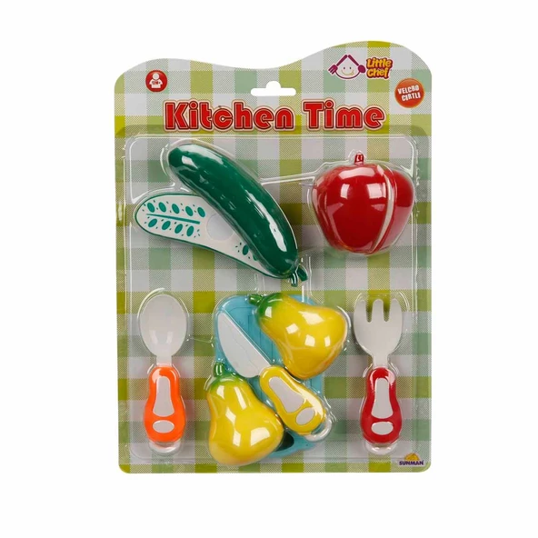Little Chef Kesme Tahtalı Sebze ve Meyve Seti 37119 Elma ürün görseli 1