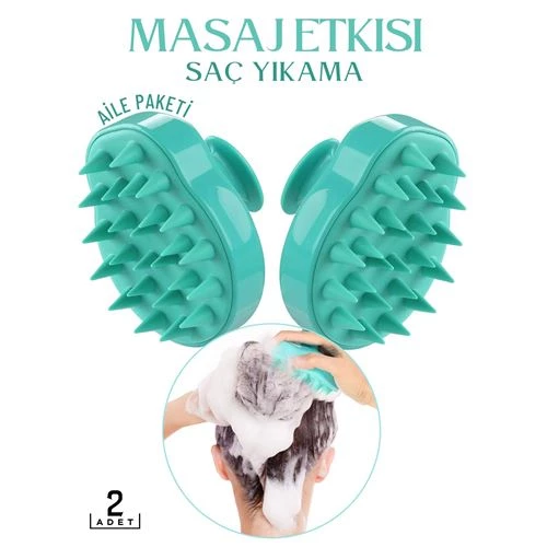ModaCar Masaj Destekli Saç Yıkama Fırçası Silikon Absolute Design ürün görseli 1