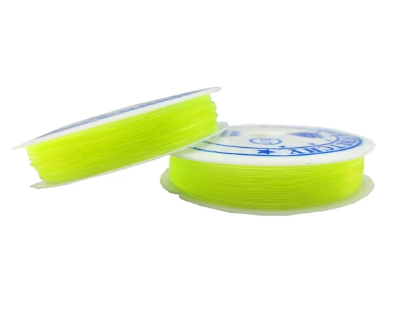Açık Yeşil Misina 1.0 mm Esnek Silikon El İşi Takı Aksesuar Misinası - 1 Adet ürün görseli 1