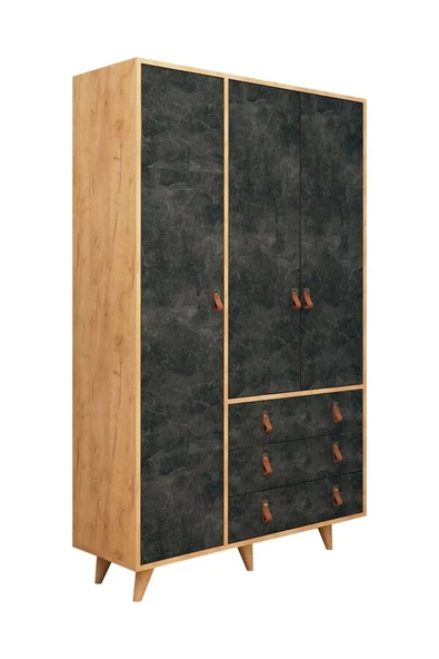 Mymob Chunky 3 Kapaklı Gardrop - Resim 3