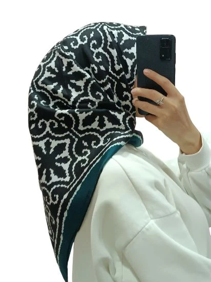 LEVİDOR İ-0698 TWİLL İPEK EŞARP - Resim 5