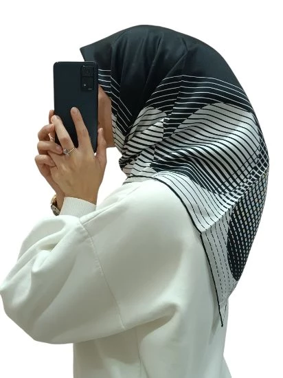 LEVİDOR İ-3035 TWİLL İPEK EŞARP ürün görseli 1