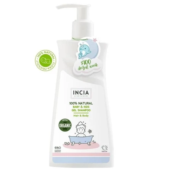 Incia %100 Doğal Çocuk Jel Şampuan 350ml ürün görseli 1