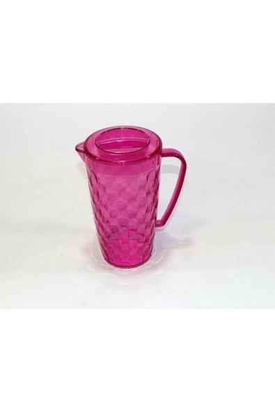 Erkoç Erk E-595 Sürahi Plastik Yuvarlak Kristal ürün görseli 1