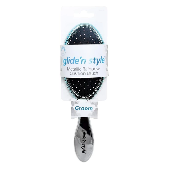 Gliden Style Metalik Gökkuşağı Açma Tarama Fırçası ürün görseli 1