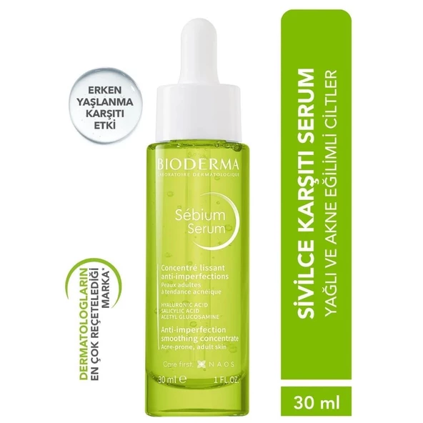Bioderma Sebium Sivilce, Akne Lekesi Önlemeye Yardımcı Salisilik Asit Serum 30ml ürün görseli 1