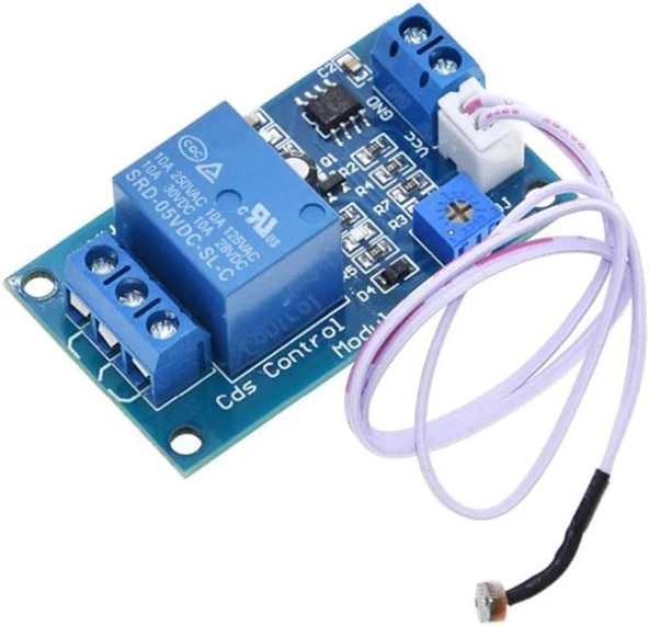 XH-M131 LDR Işık Kontrollü Gece-Gündüz Algılayıcı Röle Modülü DC 5V ürün görseli 1