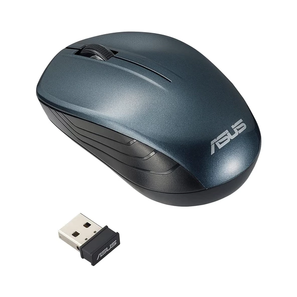 Asus WT200 USB 2.4ghz Optik Wireless Blue Mouse - Resim 3