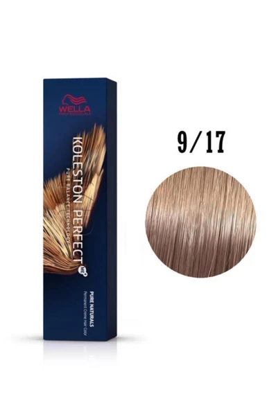 Wella Koleston Perfect Me Boya 9/17 Extra Açık Küllü Kumral Sarı ürün görseli 1