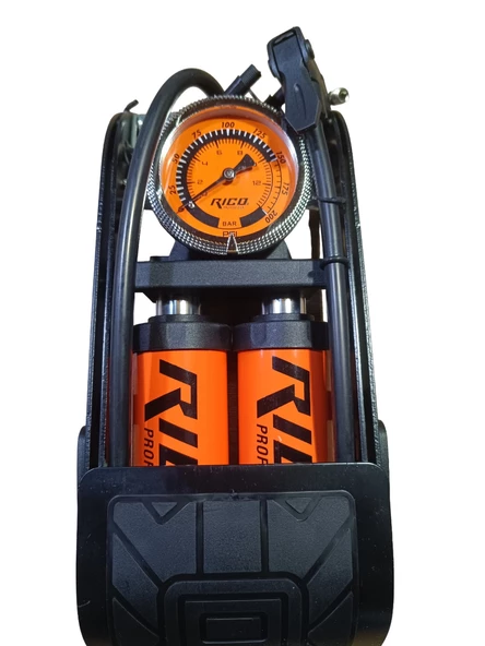 Rico Lastik Şişirme Ayak Pompası Çift Piston 022-RC4075 ürün görseli 1
