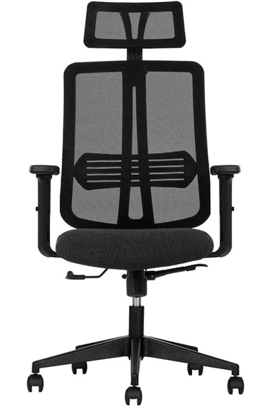 Obc Ofis Büro Concept Obc Spectra Çalışma Sandalyesi Ofis Koltuğu Fileli Siyah ürün görseli 1