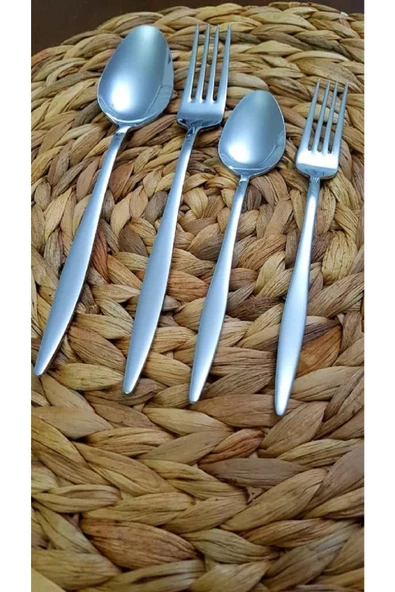 Akyıldız Akyıldız  60 Parça Çatal Kaşık Seti 12 Kişilik Orjinal 3mm ürün görseli 1
