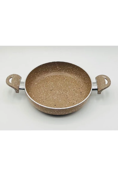 CANTEF20 CM YANMAZ YAPIŞMAZ ÇİFT SAPLI TEFLON TAVA SAHAN ürün görseli 1