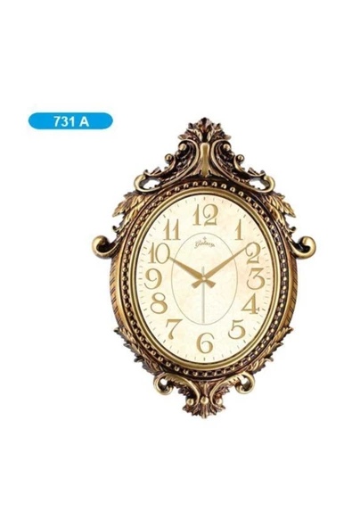 Galaxy Vintage Duvar Saati Gold 731-a ürün görseli 1