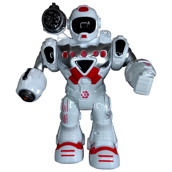 Limon Oyuncak Pilli Işıklı Ok Atan Robot 827-1 ürün görseli 1