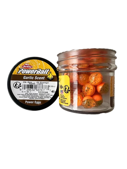 Berkley Power Bait Garlic Scent - Clr Grn - Fl Orange ürün görseli 1