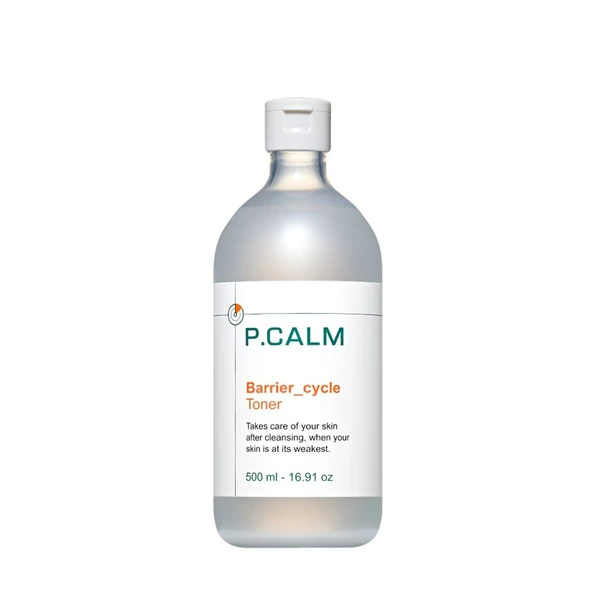 P.Calm Barrier Cycle Toner - Sebum Dengesi Sağlayan Siyah Nokta ve Akne Karşıtı Vegan Tonik (500ML) ürün görseli 1