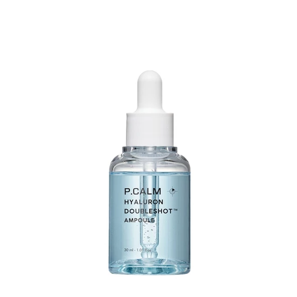 P.Calm Hyaluron Doubleshot Ampoule - Nemlendirici ve Dolgunlaştırıcı Hyaluronik Asit Ampul ürün görseli 1