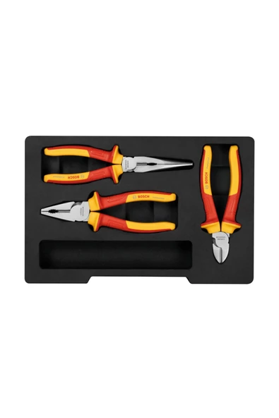Bosch VDE Kombine Pense Set 3 Parça 1600A02NG0 - Resim 2