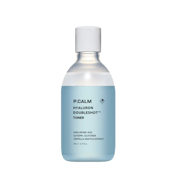P.Calm Hyaluron Doubleshot Toner - Nemlendirici ve Dolgunlaştırıcı Hyaluronik Asit Tonik ürün görseli 1