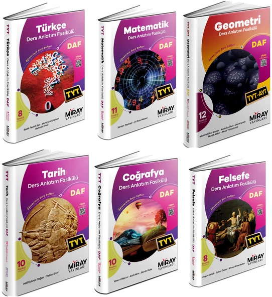 Miray 2025 Tyt Eşit Ağırlık Ders Anlatım Fasikülleri Seti 6 Kitap ürün görseli 1