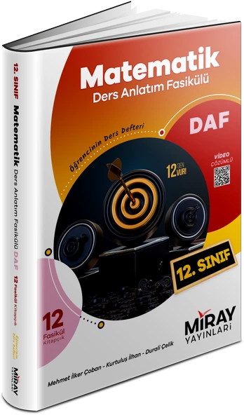 Miray 2024 12. Sınıf Matematik Ders Anlatım Fasikülleri ürün görseli 1