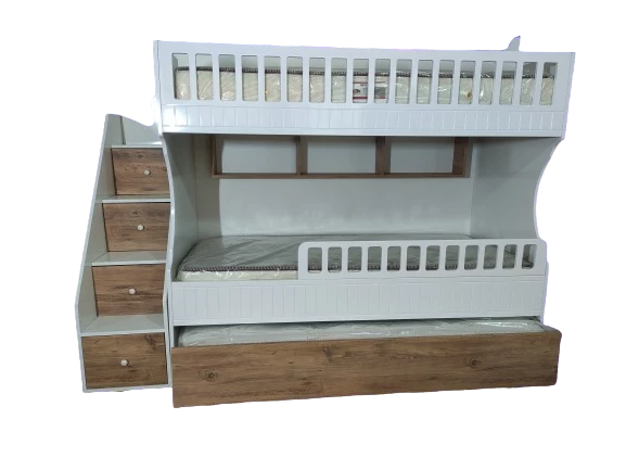 Atlantik Beyaz Model Çocuk Ranzası - Resim 5
