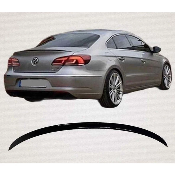 Vw Passat cc Boyalı Spoiler (Pianoblack) 2009-2017 Arası - Resim 3