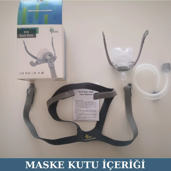 Bmc N5B Nazal Cpap Maskesi M - Resim 4