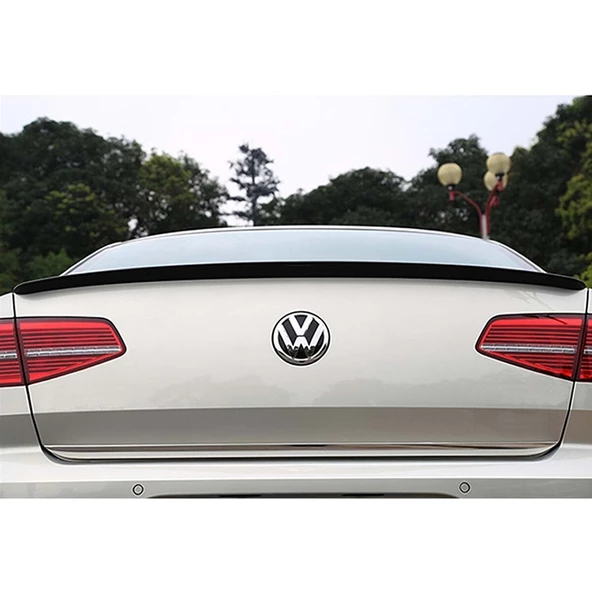Vw Passat B8 Boyalı Spoiler (Pianoblack) 2015+ - Resim 2