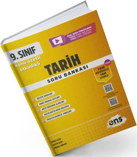 ENS Yayıncılık 9. Sınıf Tarih Etkinlikli Soru Bankası ürün görseli 1