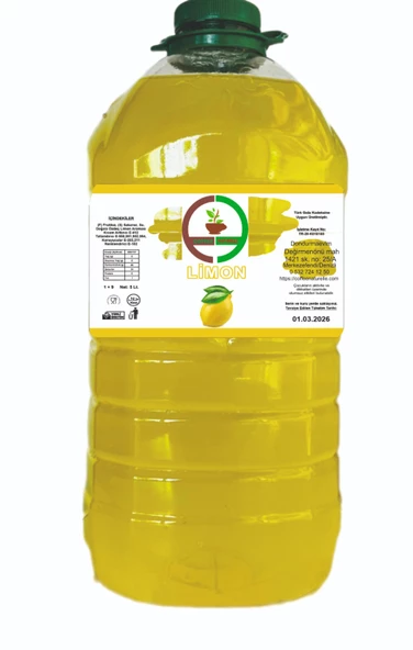 Limon Aromalı İce Slush 1e5 konsatre Şurup  5 lt (buzlaş-karlama) ürün görseli 1