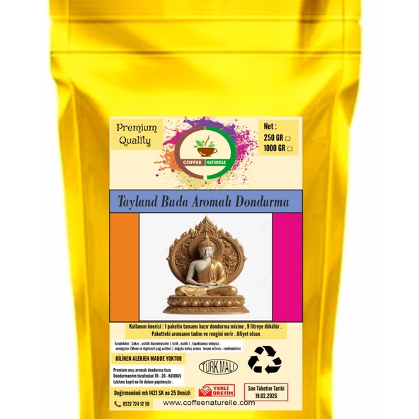 Tayland Buda dondurma Tozu 250 gr ürün görseli 1