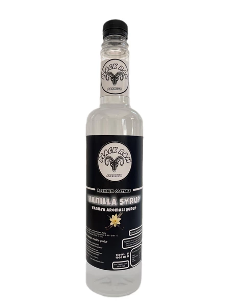 Black Ram Vanilya Aromalı Kokteyl Şurubu 750 ml ürün görseli 1