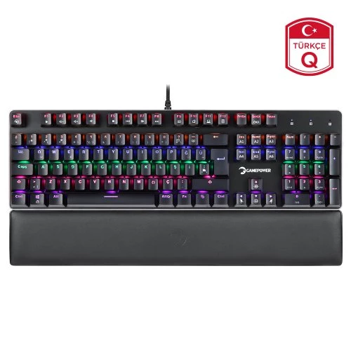 Gamepower Ogre Rainbow Kırmızı Switch Mekanik Gaming Klavye ürün görseli 1