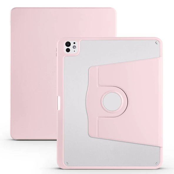 Apple iPad Pro 13 2024 Kılıf Zore Termik Kalem Bölmeli Dönebilen Standlı Kılıf ürün görseli 1