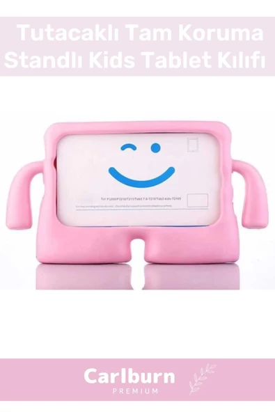Özel Üretim Apple Samsung Uyumlu 11 Inç Yumuşak Dokulu Tutacaklı Tam Koruma Standlı Kids ürün görseli 1