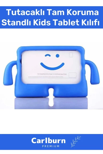 Özel Üretim Apple Samsung Uyumlu 8.7 Inç Yumuşak Dokulu Tutacaklı Tam Koruma Standlı Kids ürün görseli 1