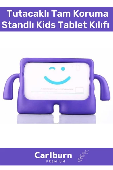 Özel Üretim Apple Samsung Uyumlu 8.7 Inç Yumuşak Dokulu Tutacaklı Tam Koruma Standlı Kids ürün görseli 1
