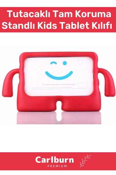 Özel Üretim Apple Samsung Uyumlu 8.7 Inç Yumuşak Dokulu Tutacaklı Tam Koruma Standlı Kids ürün görseli 1